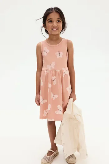 Ruffled Eyelet-Embroidered Dress-03